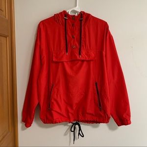 oversized windbreaker hoodie